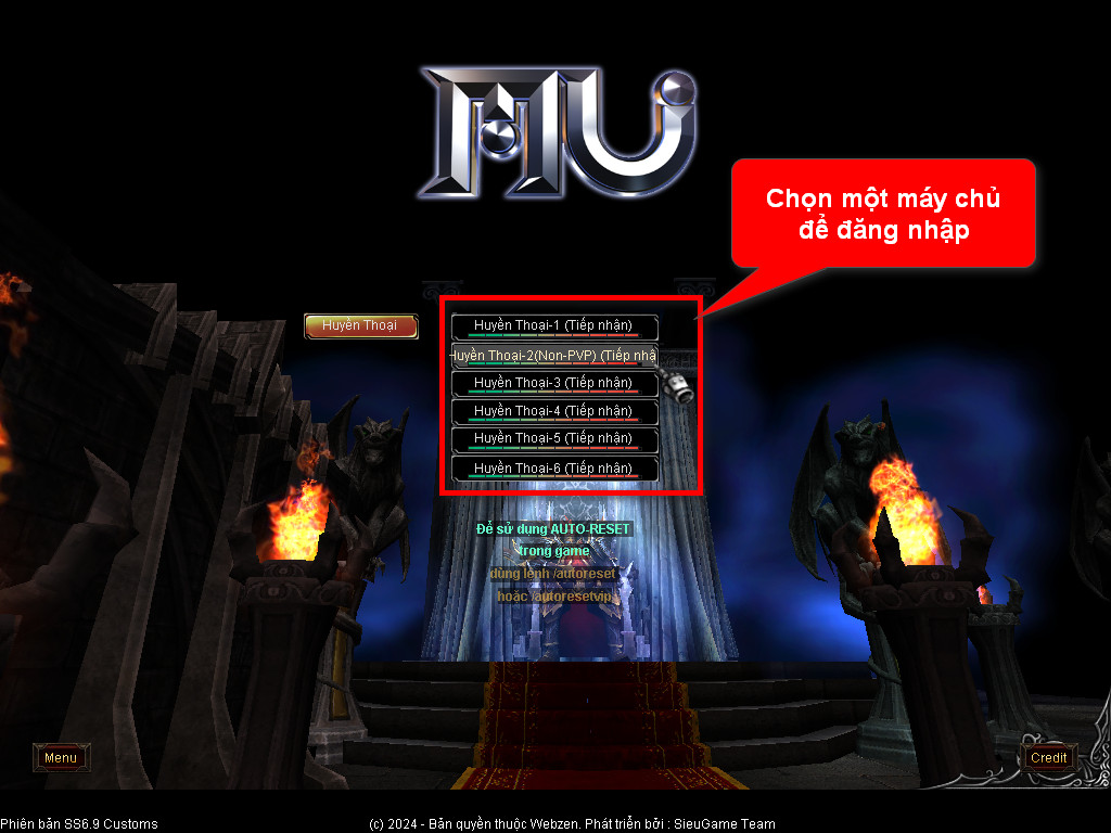 Chức năng chính của Game MU Hoàn Vũ